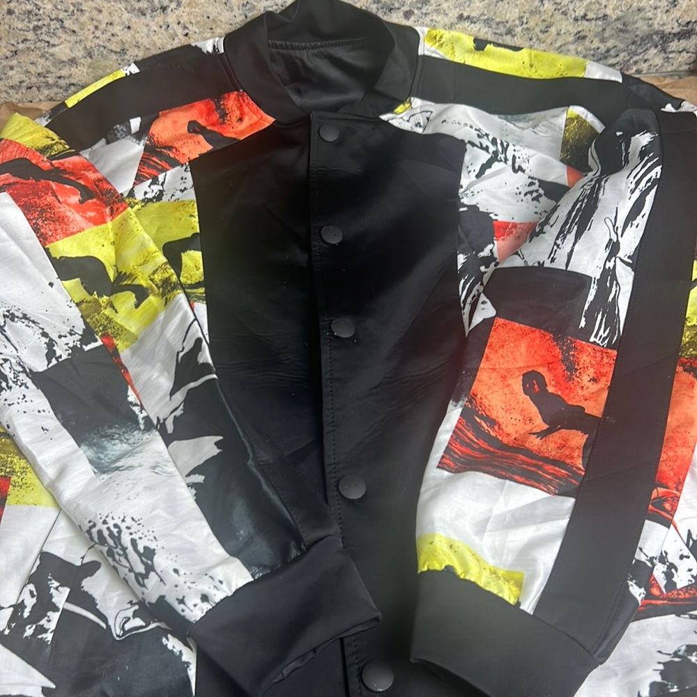 Designer bomber jacket men’s Sz small